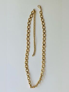 Vintage 90s Y2K chunky gold tone chain link belt